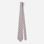 Cravate Motif noir bleu chic (Devant)