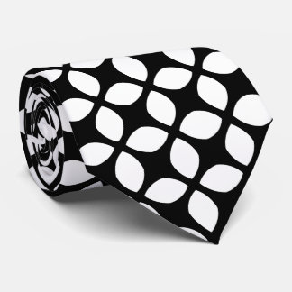 Cravate Motif noir et blanc