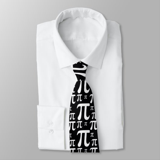 Cravate Motif noir et blanc de pi (Attaché)