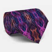 Cravate Motif numérique multicolore cool (Roulé)