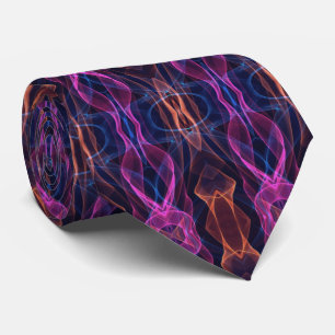 Cravate Motif numérique multicolore cool