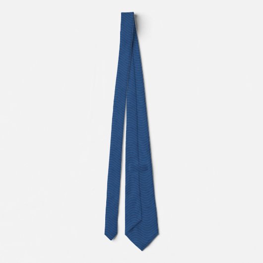 Cravate Motif Ocean Blue Waves (Dos)