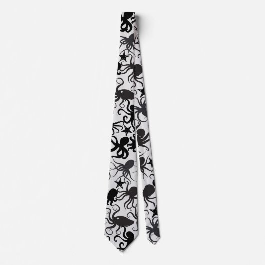 Cravate Motif octopus.w Bocal BG (Devant)