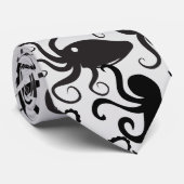 Cravate Motif octopus.w Bocal BG (Roulé)