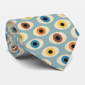 Cravate Motif oculaire rétro (Roulé)