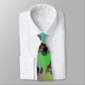 Cravate Motif Opal Guinea Pigs, (Attaché)