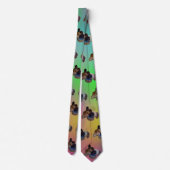 Cravate Motif Opal Guinea Pigs, (Dos)