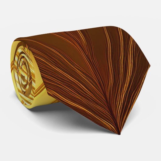 Cravate Motif or brillant (Roulé)