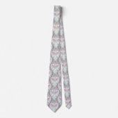 Cravate Motif Oracle Owl Pastel Purple (Devant)
