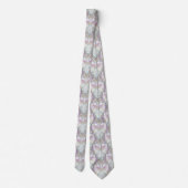 Cravate Motif Oracle Owl Pastel Purple (Dos)