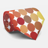 Cravate motif ovale d'arabie (Roulé)
