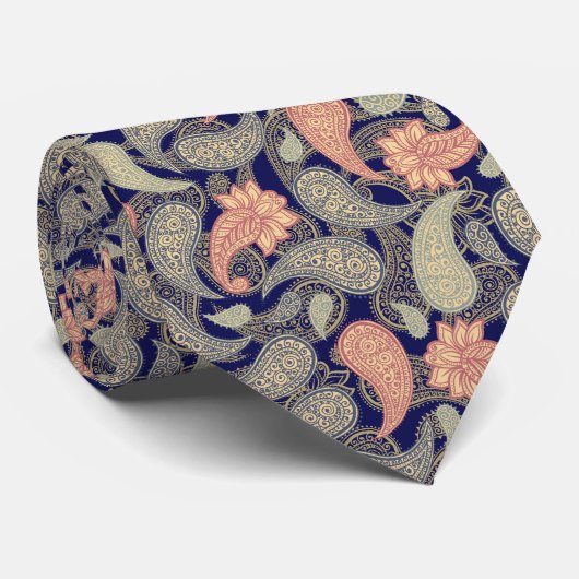 Cravate Motif Paisley (Roulé)