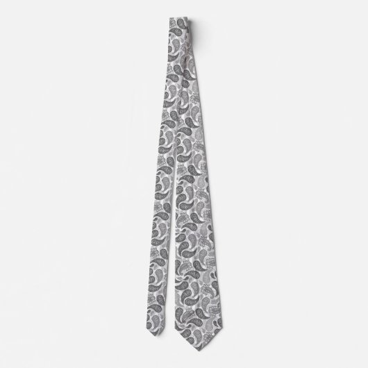 Cravate Motif Paisley  (Dos)