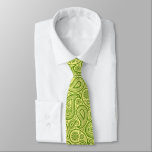 Cravate Motif Paisley Vintage vert et jaune<br><div class="desc">L'élégant motif paisley vintage vert sur un arrière - plan jaune clair peut être changé à n'importe quelle couleur contre paisley vert.</div>