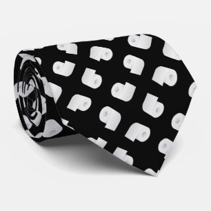 Cravate Motif papier toilette