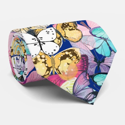 Cravate Motif papillon (Roulé)