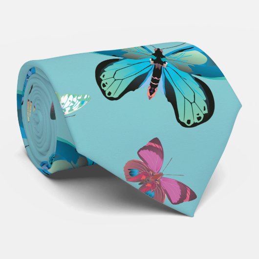 Cravate Motif papillon (Roulé)