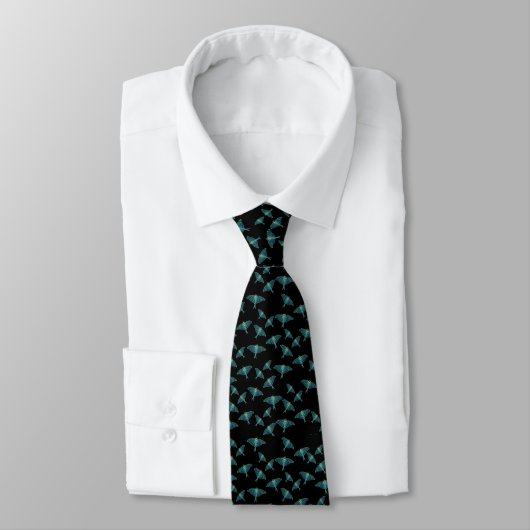 Cravate Motif papillon bleu Moth (Attaché)