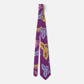 Cravate Motif papillon coloré (Dos)