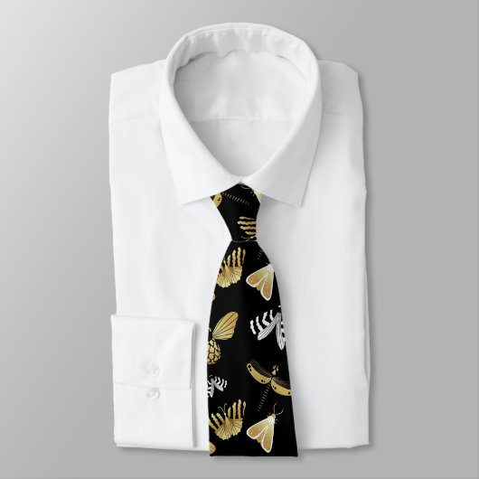 Cravate Motif papillon de la teigne (Attaché)