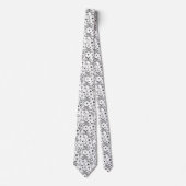 Cravate Motif Papillon de Nuit (Devant)