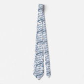 Cravate Motif Papillon de Nuit (Devant)