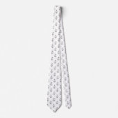 Cravate Motif Papillon de Nuit (Devant)