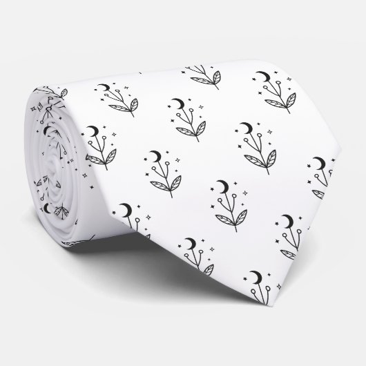 Cravate Motif Papillon de Nuit (Roulé)
