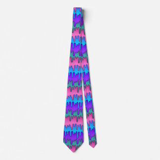 Cravate Motif Pastel Goth Emo Scene Drippy