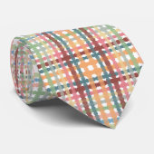 Cravate Motif pastel pointillé (Roulé)