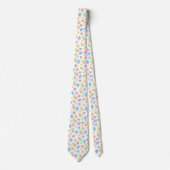 Cravate Motif Pastel Rainbow Crystals (Devant)