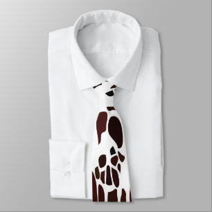 Cravate Motif peau de girafe