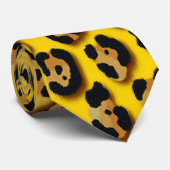 Cravate motif peau de léopard (Roulé)