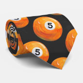 Cravate Motif peint à la balle de la piscine 5 (Roulé)