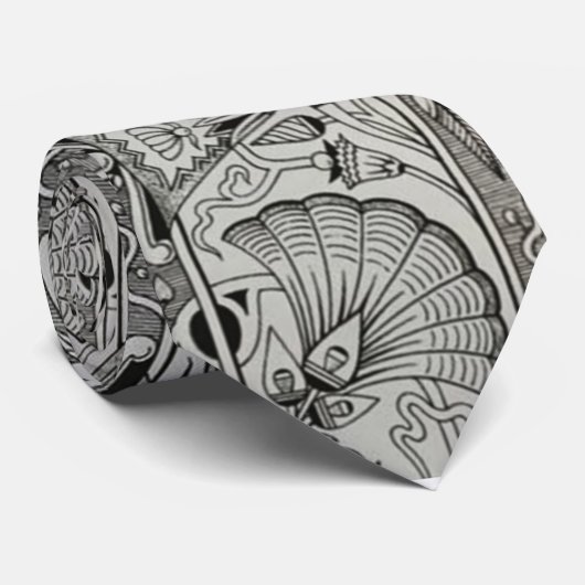Cravate Motif pharaonique de l'Égypte ancienne (Roulé)