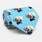 Cravate Motif photo personnalisé Chien Chien Chien Chien C (Roulé)