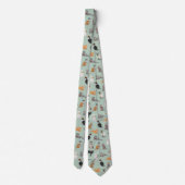 Cravate Motif pimpant mignon de chat de minous (Dos)