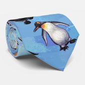 Cravate Motif pingouin (Roulé)