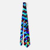 Cravate Motif Pixel multicolore (Dos)