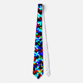 Cravate Motif Pixel multicolore (Devant)
