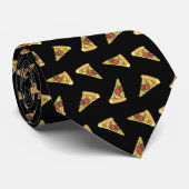 Cravate Motif Pizza Slice (Roulé)