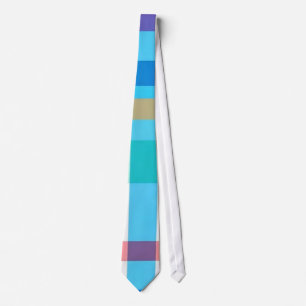 Cravate Motif Plaid coloré