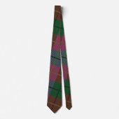 Cravate Motif Plaid coloré - Design moderne (Devant)