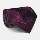Cravate Motif planétaire de galaxie d'espace extra-atmosph (Roulé)