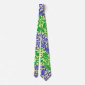 Cravate motif plante A06.b LYellow BG (Dos)
