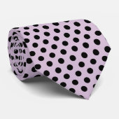 Cravate Motif Pois minimum Pastel Purple (Roulé)