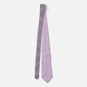 Cravate Motif Pois minimum Pastel Purple (Dos)