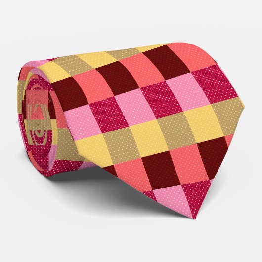 Cravate Motif Pois monogramme (Roulé)