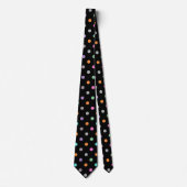 Cravate MOTIF Polka Dot NOIR PASTEL (Devant)