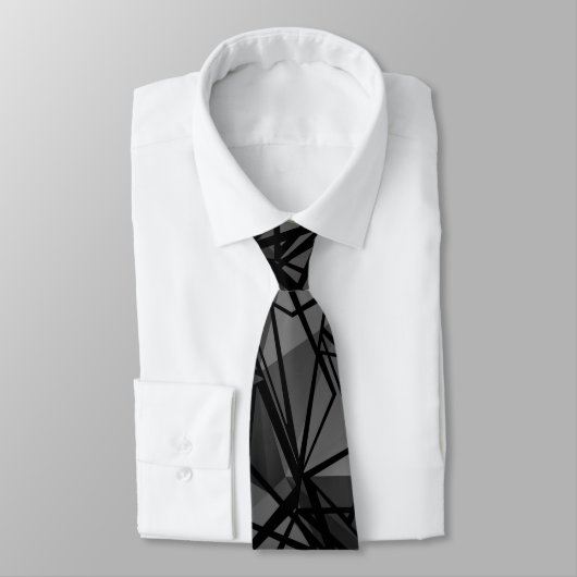 Cravate motif polygonal (Attaché)